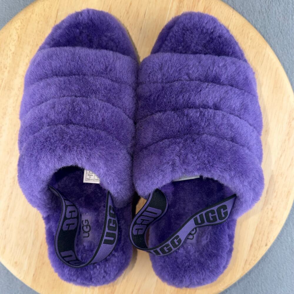 UGG Fluff Yeah Slides Purple Women’s 9 US - Picture 6 of 8